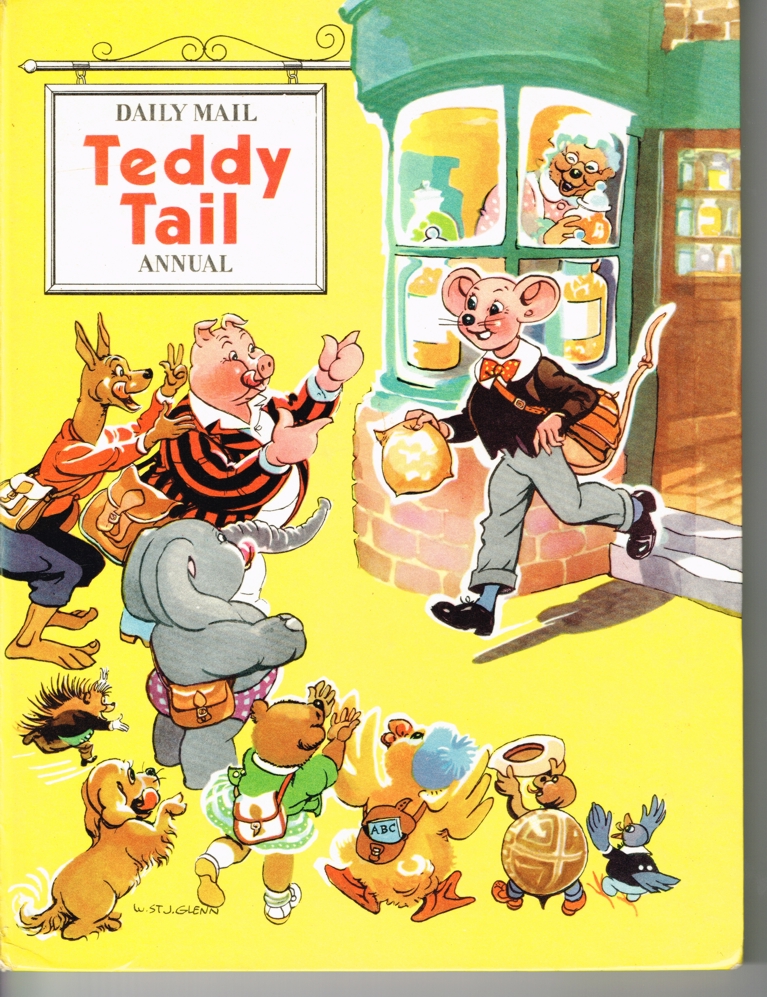 Teddy Tail comes from the sweetshop to the delight of his friends